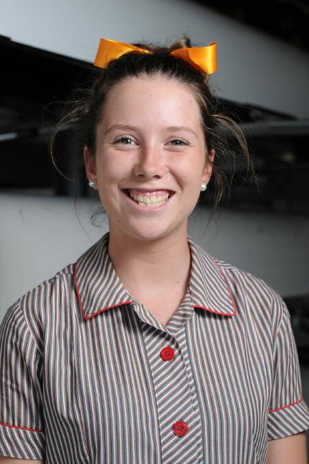 Madeline Ross, three seat. year 12, Captain