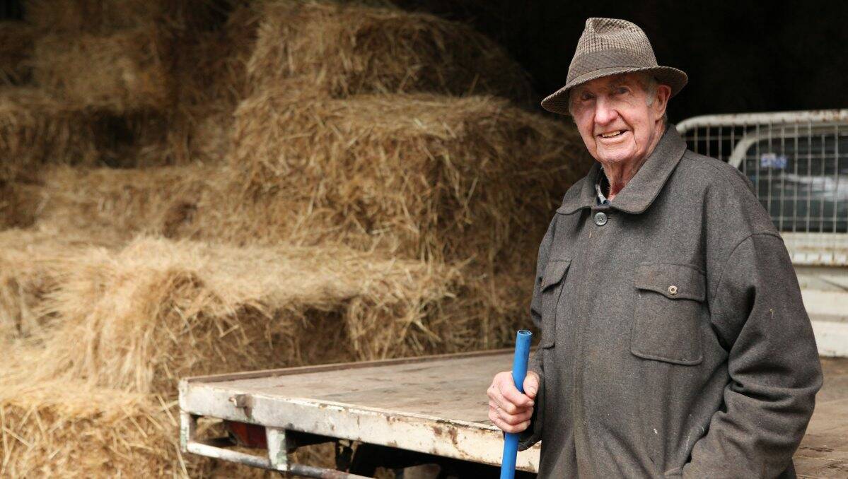 Tom Mullane at his farm. FILE PIC