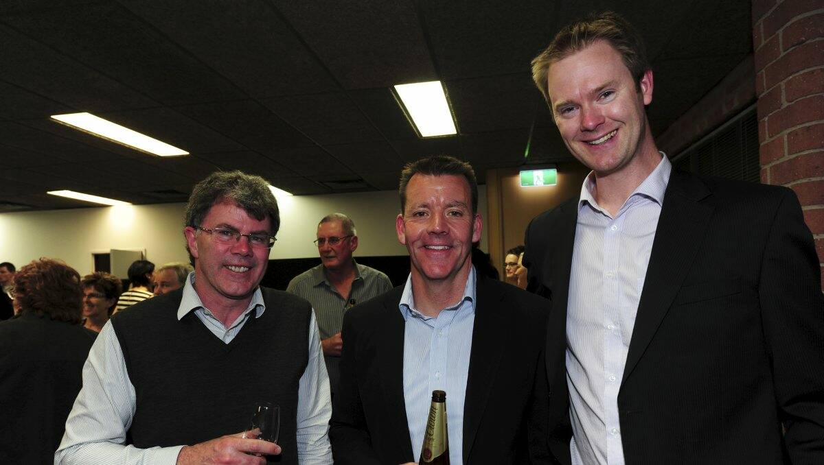 Andrew Wallace, Andrew Drummond, Ewan Fletcher at launch of Inspire HQ