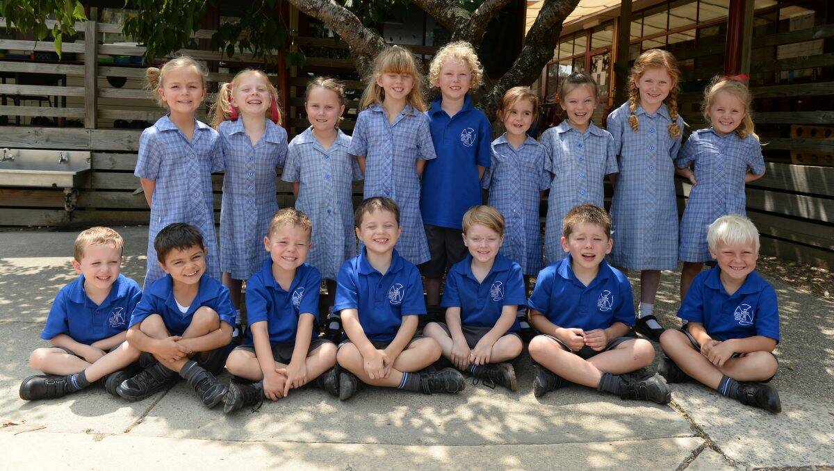 St Francis Xavier. Back- Sienna, Abby, Sage, Sophie, Eddy, Maddison, Evie, Isabella and Annika Front- Archie, Jack, Cooper, Edward, Cormac, Finn and Riley Absent- Rileigh