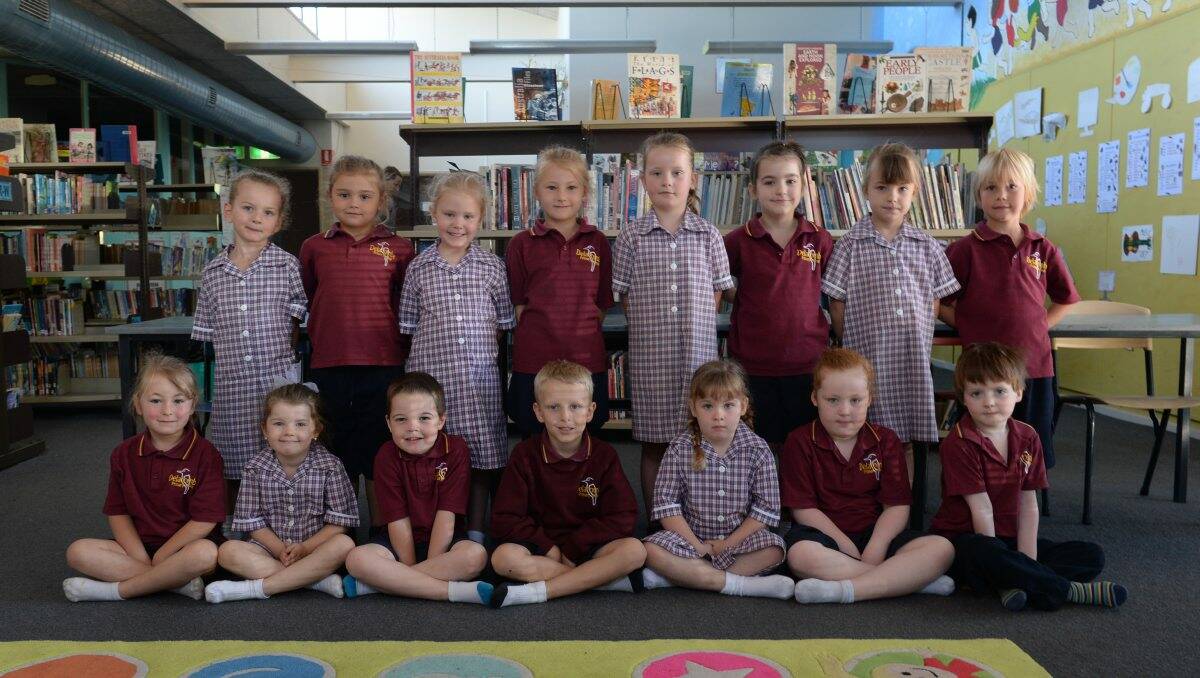 Delacombe Primary School. L-R - BACK -  Cleopatra, Rashelle, Chloe, Mia , Delilah, Emily, Lilah , Baylyn.   FRONT - Ella , Kaitlin, Ethan , Logan , Hannah, Maiya, Liam. 