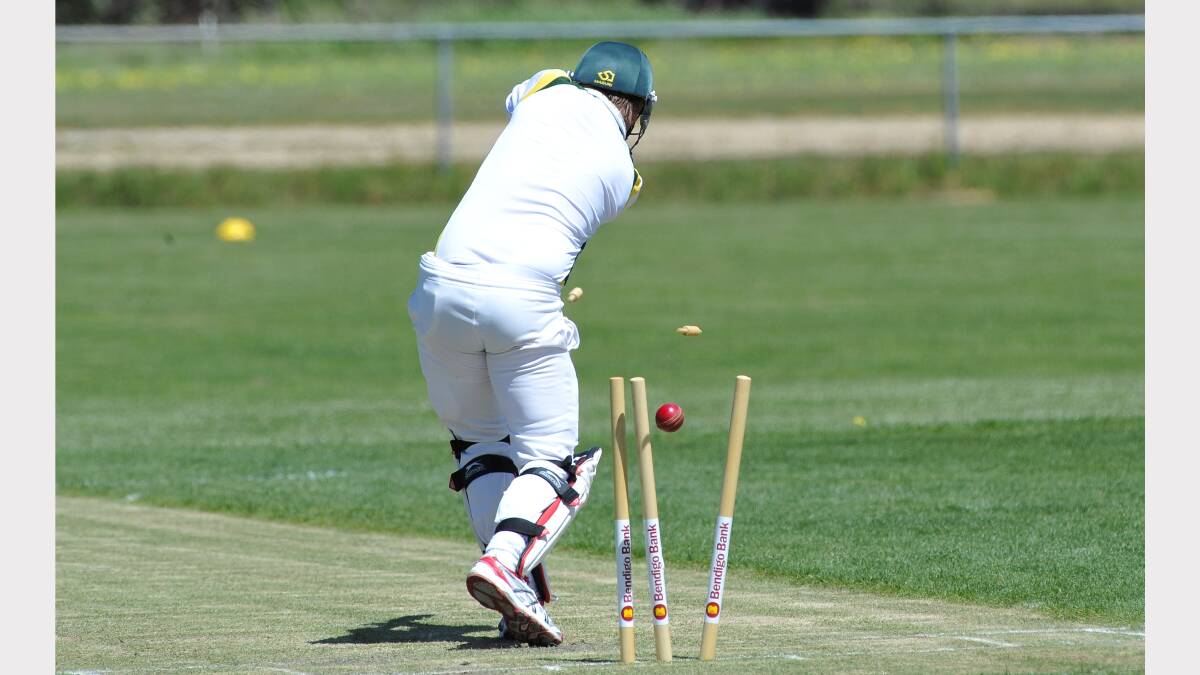 1st Cricket  naps-sebas v Ballarat Redan Ballarat-Redan  James Gribble. Pic Lachlan Bence