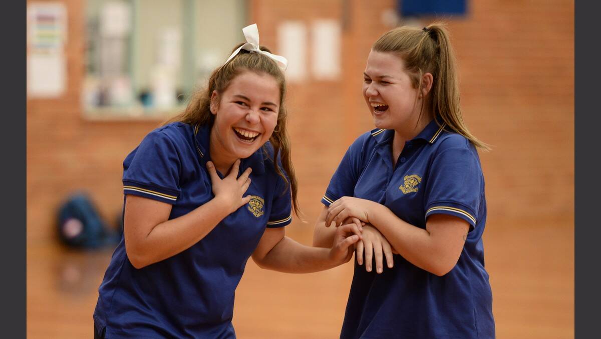 Lily Spencer & Alana Cashmore - Loreto - BAS Intermediate Girls Volleyball @ Loreto College PIC: ADAM TRAFFORD