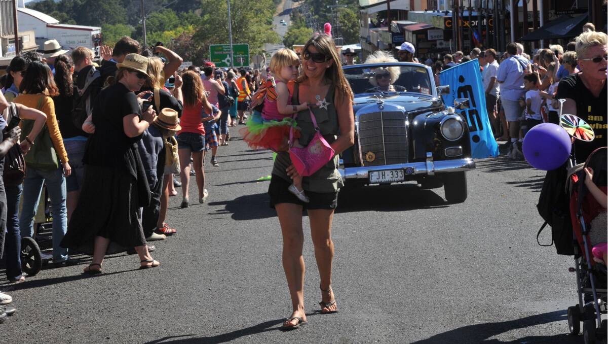 All the colour from the ChillOut Festival Daylesford street parade. PICTURE: JEREMY BANNISTER