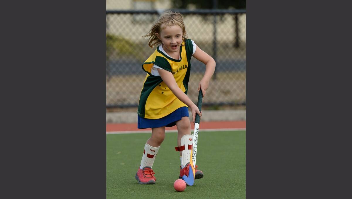 Hayley Stannard - 6yo - Hockey Ballarat "Hook In 2 Hockey" @ POWP PIC: ADAM TRAFFORD