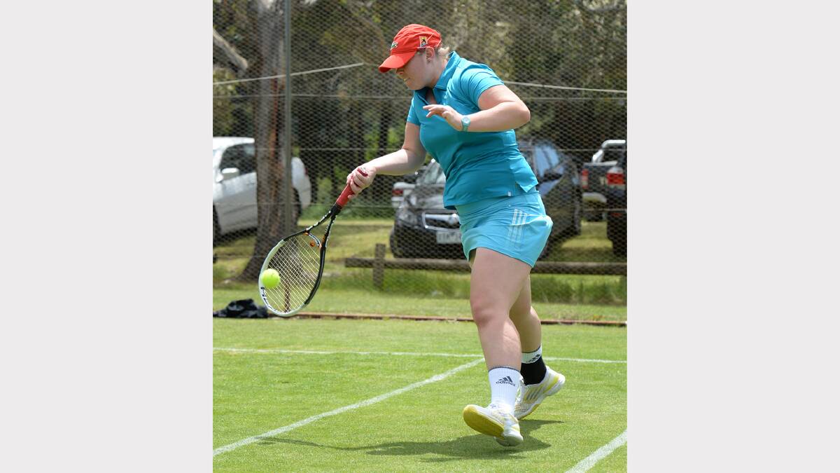 Zoe Bandy - Kingston White - Mt. Prospect Tennis Association Creswick A Grade Pic: Adam Trafford