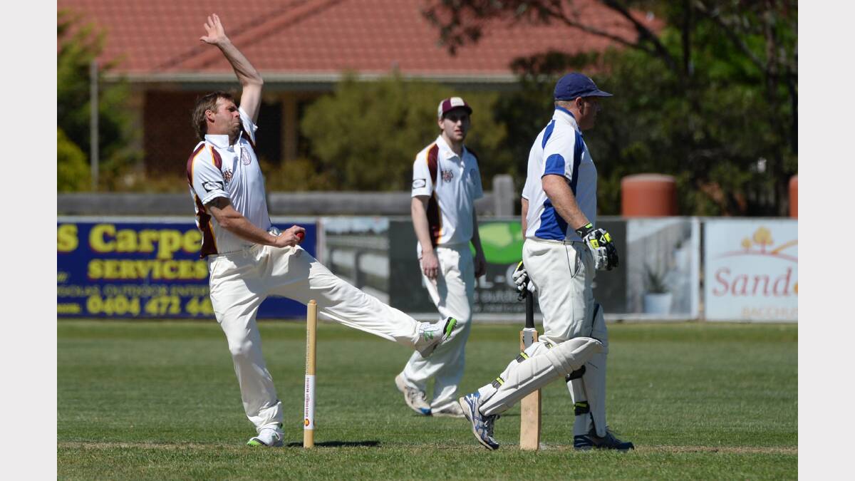 Shane Harwood - Matthew Cape - darley batsman Cricket 1sts Darley V Brown Hill @ Darley PHOTO: ADAM TRAFFORD
