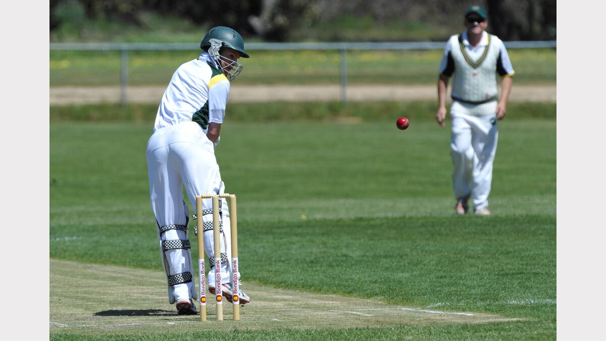 1st Cricket naps-sebas v Ballarat Redan Ballarat-Redan  Import Richard Bishop.  Pic Lachlan Bence
