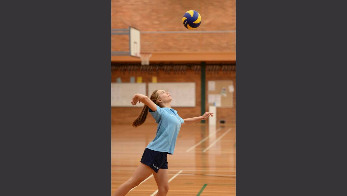 Talia Smith - Ballarat High School - BAS Intermediate Girls Volleyball @ Loreto College PIC: ADAM TRAFFORD