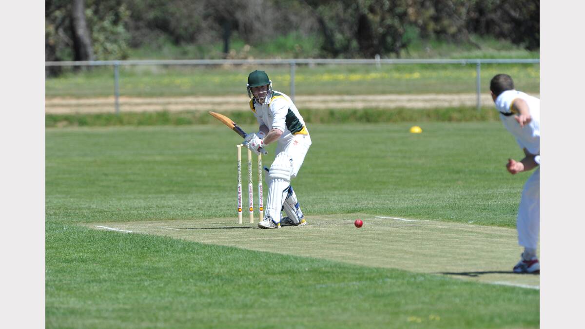 1st Cricket  naps-sebas v Ballarat Redan Ballarat-Redan  Allister Edmends  Pic Lachlan Bence 