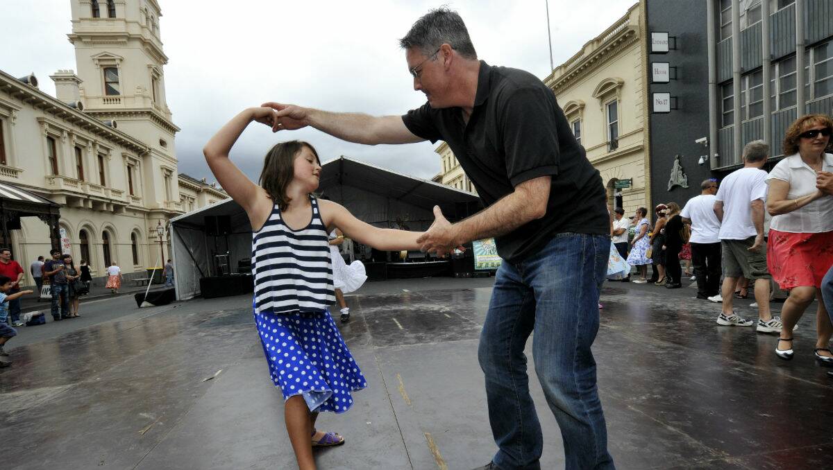 Oona and Conor Fogarty at the Ballarat Beat Rockabilly Festival. PICTURE: JEREMY BANNISTER