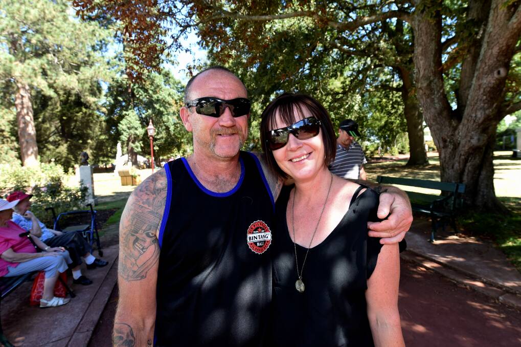  Steve and Linda Potter  - Begonia Festival day two  PIC: Jeremy Bannister