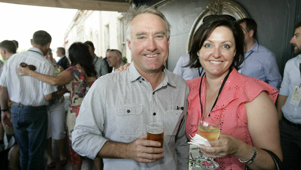 Chris Jones and Melissa Dunbar at the Golden City Hotel. PICTURE: CRAIG HOLLOWAY