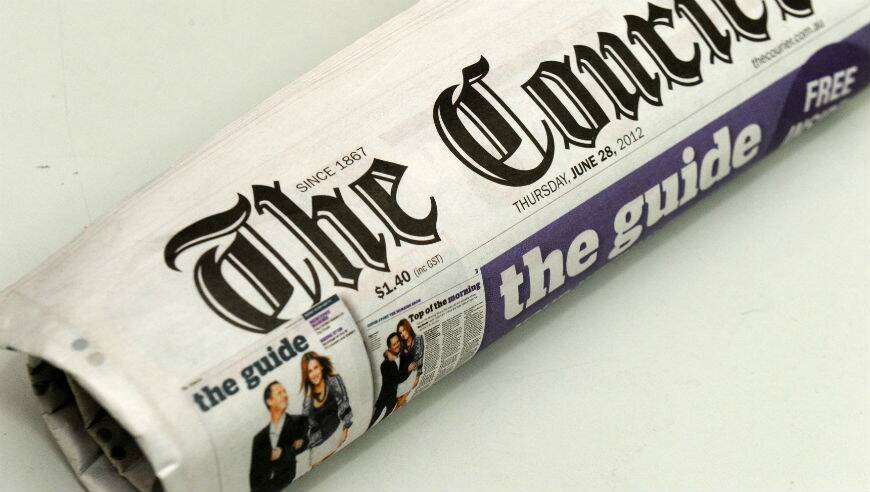 The Courier is changing the format of its weekday newspapers. PICTURE: THE COURIER