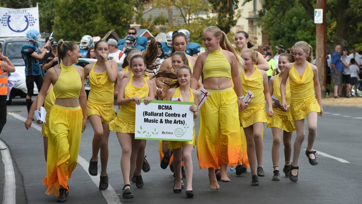 Ballarat Centre of Music and the Arts at The Courier Begonia Parade. PICTURE: JEREMY BANNISTER