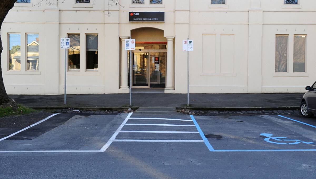 Is this Ballarat's most confusing parking space? PICTURE: KATE HEALY