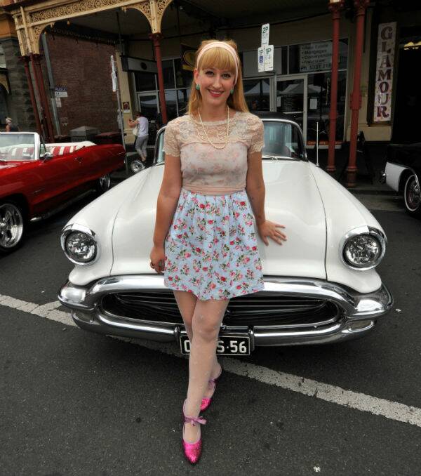 Isabelle Mason at the Ballarat Beat Rockabilly Festival. PICTURE: JEREMY BANNISTER