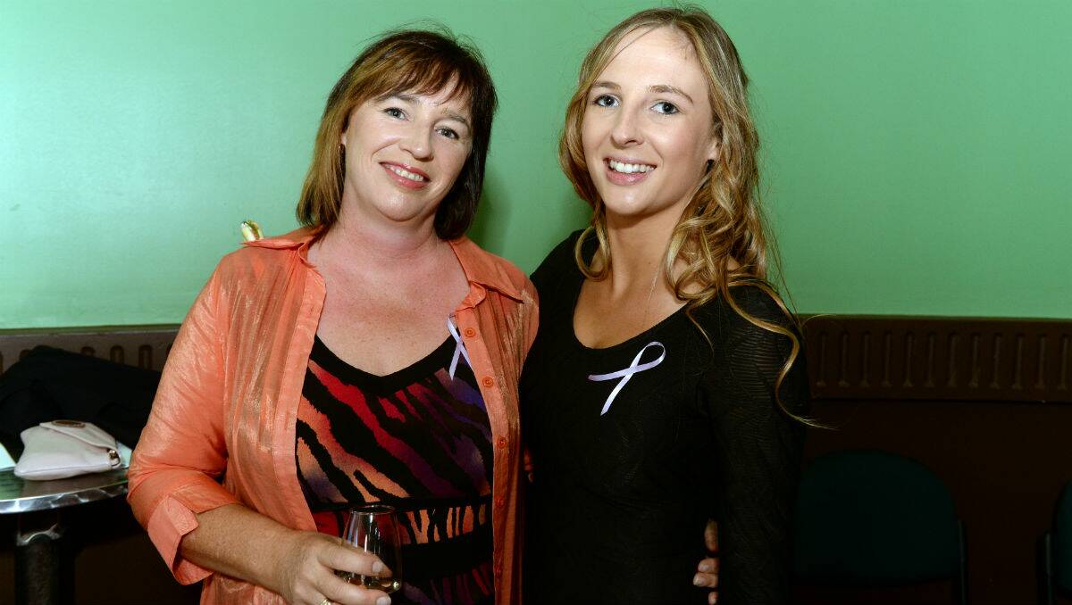 Jodie Gillett and Jordan McPhan at the fundraiser for Aron Siermans. PICTURE: KATE HEALY 