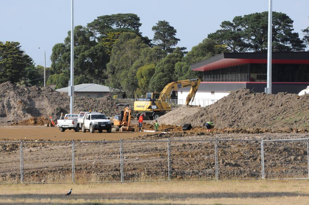 Construction of the $12 million Ballarat Regional Soccer Facility will be completed in the next couple of months.