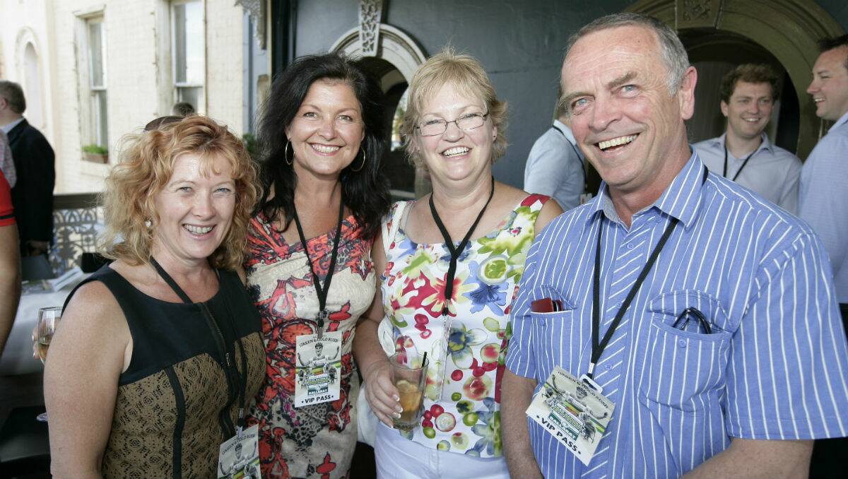 Debbie Walker, Sam McIntosh, Kate Smeaton and Sam Henson at the Golden City Hotel. PICTURE: CRAIG HOLLOWAY