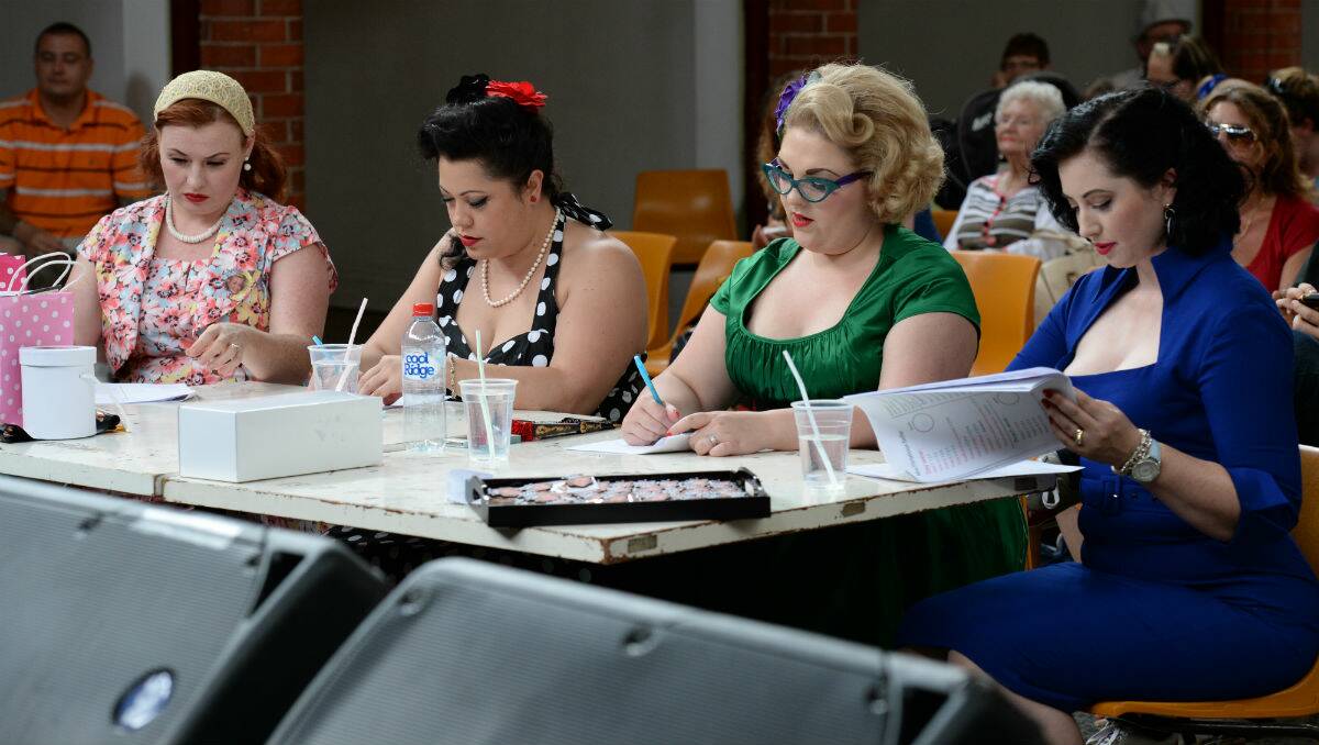Judges Miss Lady a Broad, Talia Stepens, Miss Lulu and Candice Deville. PICTURE: KATE HEALY