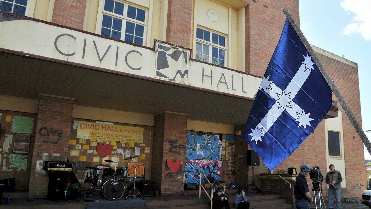 Ballarat City Council will tonight vote on a report recommending the demolition of Civic Hall. PICTURE: LACHLAN BENCE