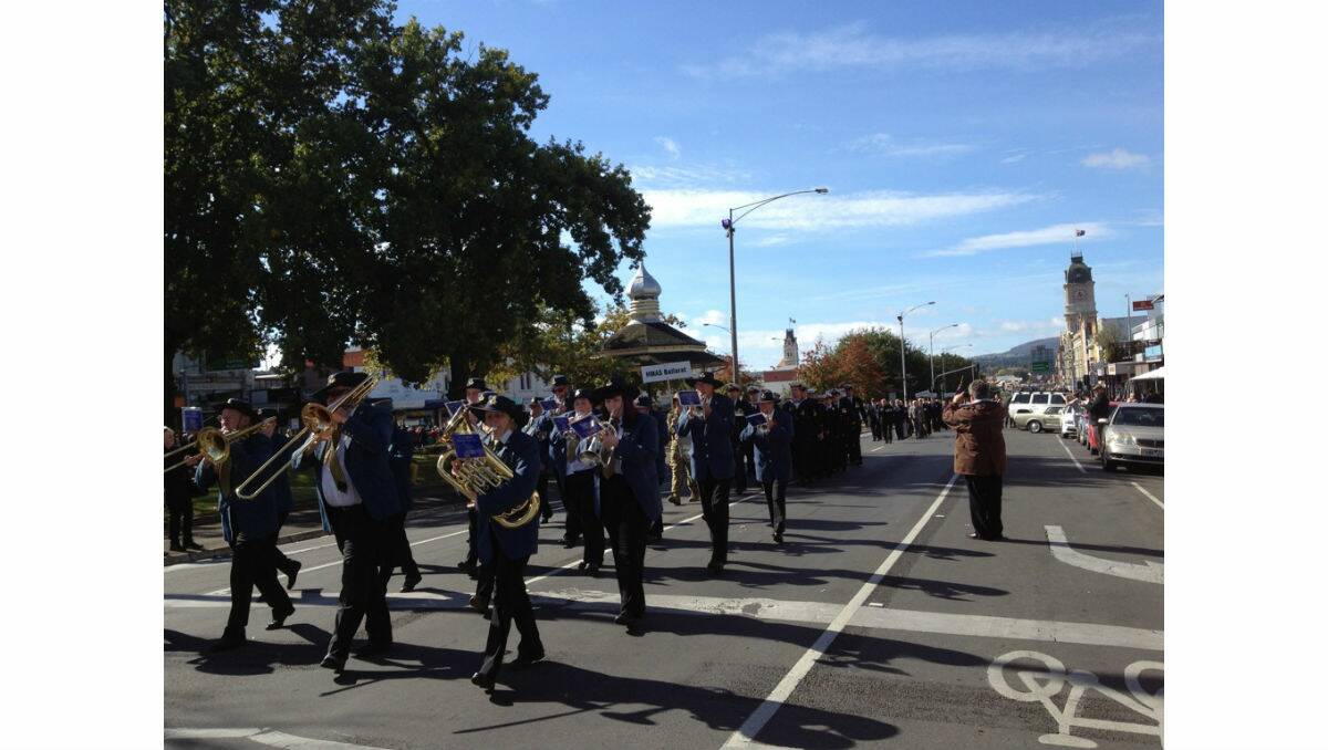 Ballarat Anzac Day march, sent in by reader Helen.