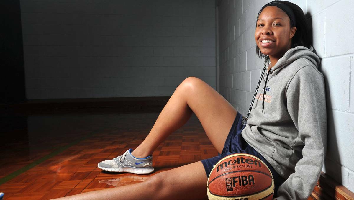 US basketball import for the Wagga Blaze, Brianna Hypolite. Pic: Michael Frogley