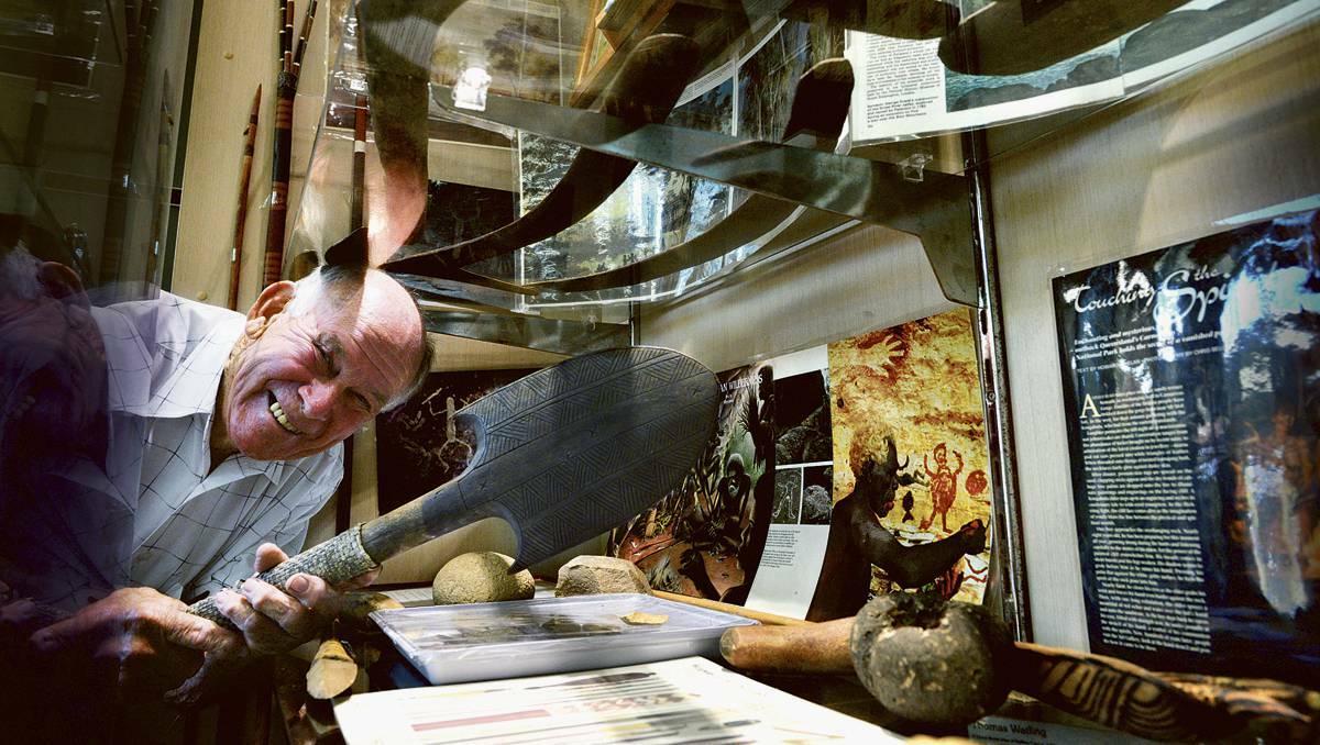 Former Maitland alderman Lance Murray wants a permanent home for his collection of Aboriginal artefacts.