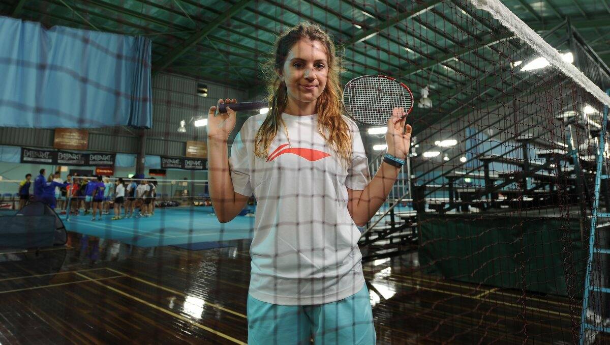 Alice Lorincz has been playing badminton since she was 10 years old. PICTURE: JUSTIN WHITELOCK