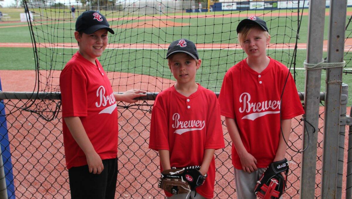 Young Brewers: Nick Patterson, Rex Fleming and Casey Hennig.
