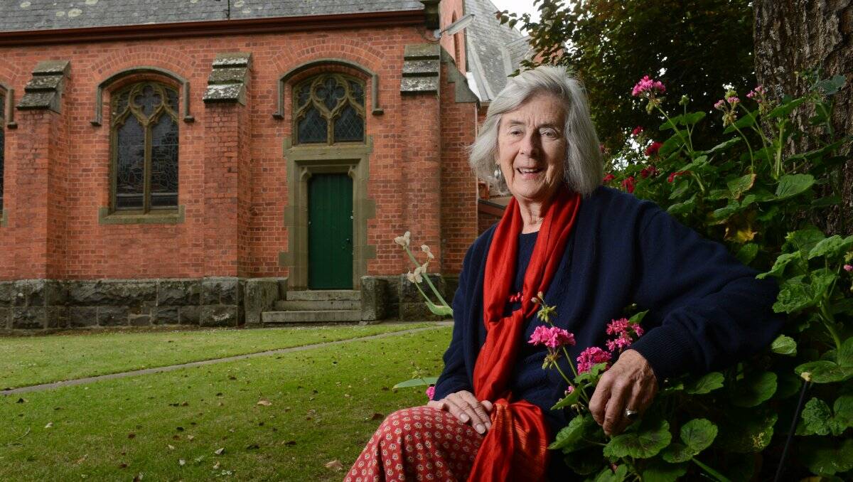 Renowned spiritual advocate Esther de Waal, who spoke at the Anglican Cathedral of Christ the King last night. 