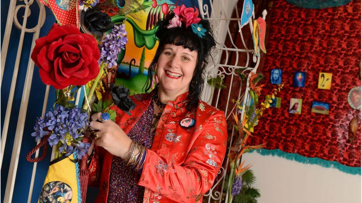 Ballarat artist Melinda Muscat has combined her love for Ballarat with her overactive imagination to create her latest art installation, Ballarat Baroque at the Backspace Gallery in Camp street, starting June 1 until June 16. PHOTOGRAPHER: KATE HEALY