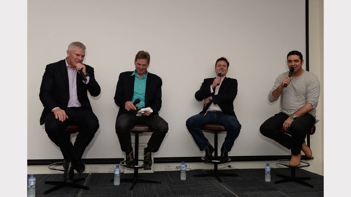 Danny Frawley, Sam Newman, James Brayshaw and Garry Lyon. PICTURE: Kate Healy