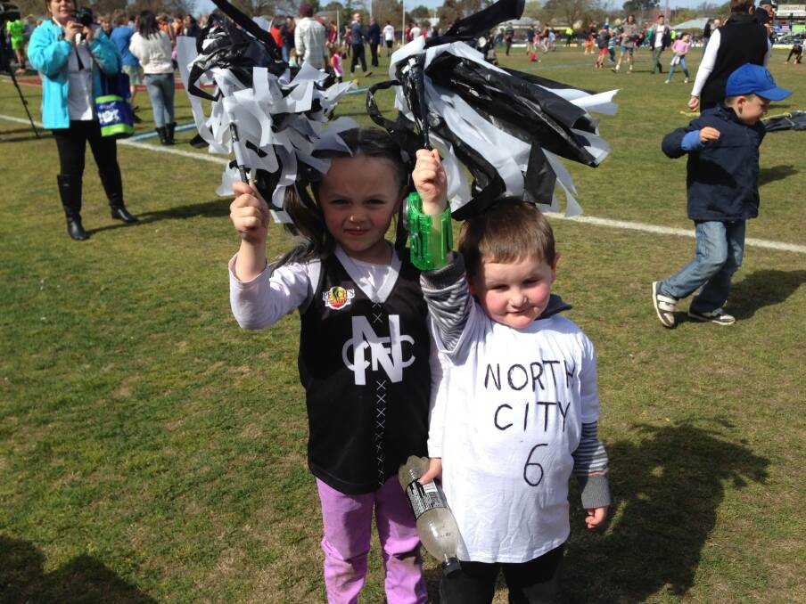 North City supporters came in all shapes and sizes. Picture: Melanie Whelan