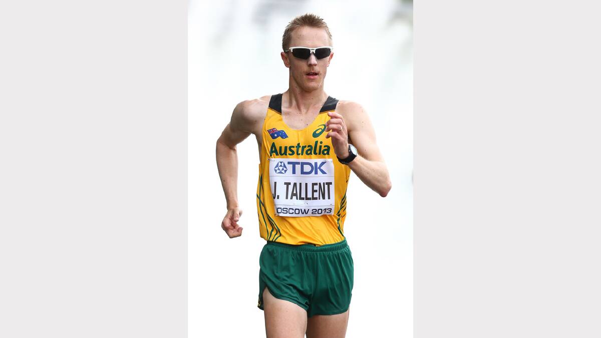 Athletics Australia male athlete of the year Jared Tallent.