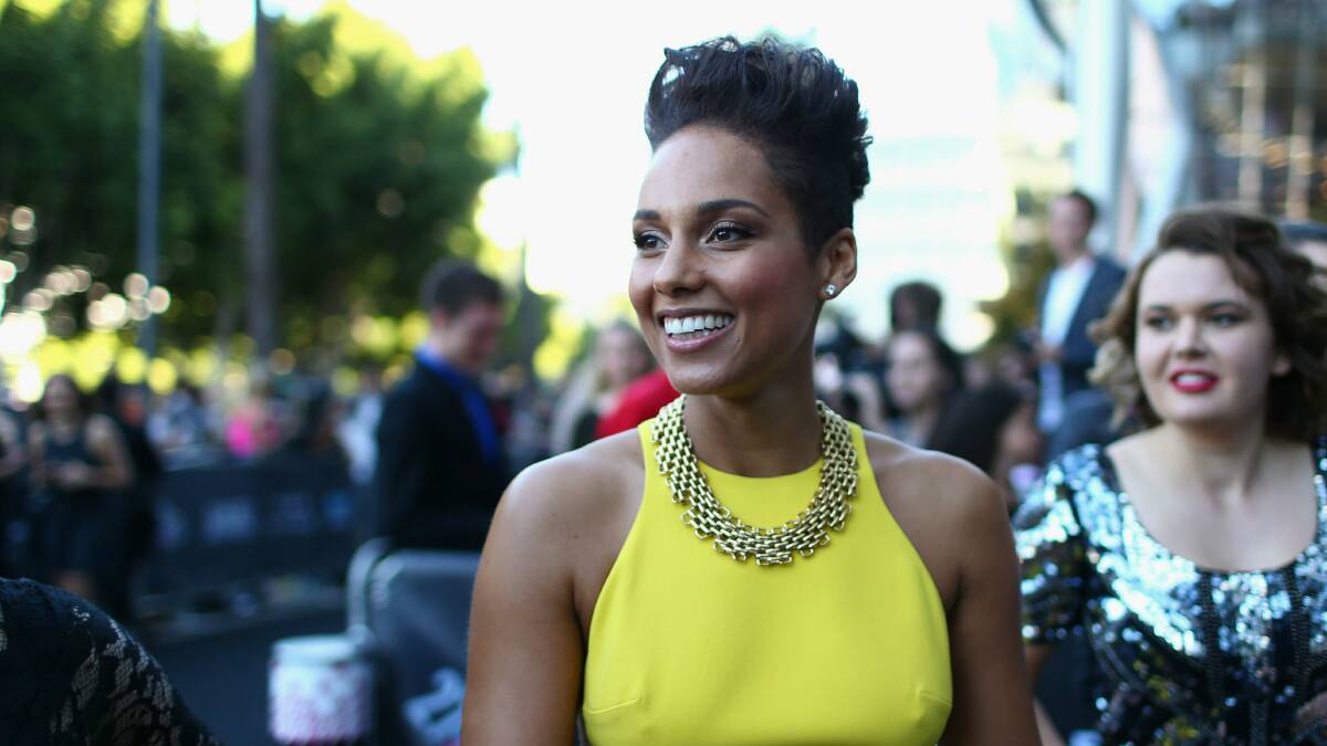 Alicia Keys arrives at the 27th Annual ARIA Awards. Picture: GETTY IMAGES