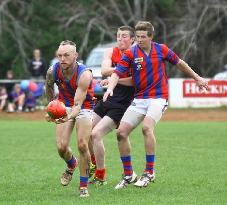 Danny Abbott (left) and Salesi Uhi will not play with the Burras in 2014.