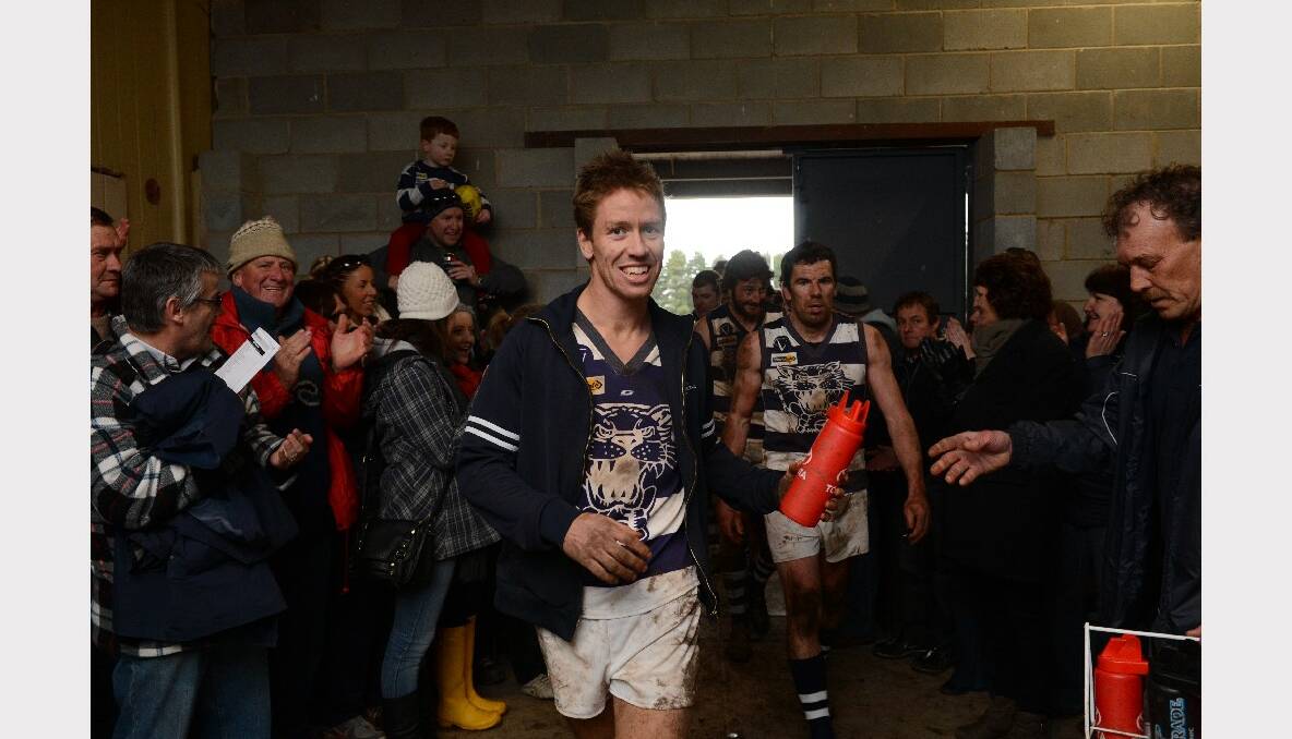 6 - Adam Sewell (Newlyn) - The Cats' joint-coach had a standout 2012 campaign, captaining Victoria Country 2 at the country football championships and finished runner-up in the league best and fairest. A hard nut who wins the contested ball.
