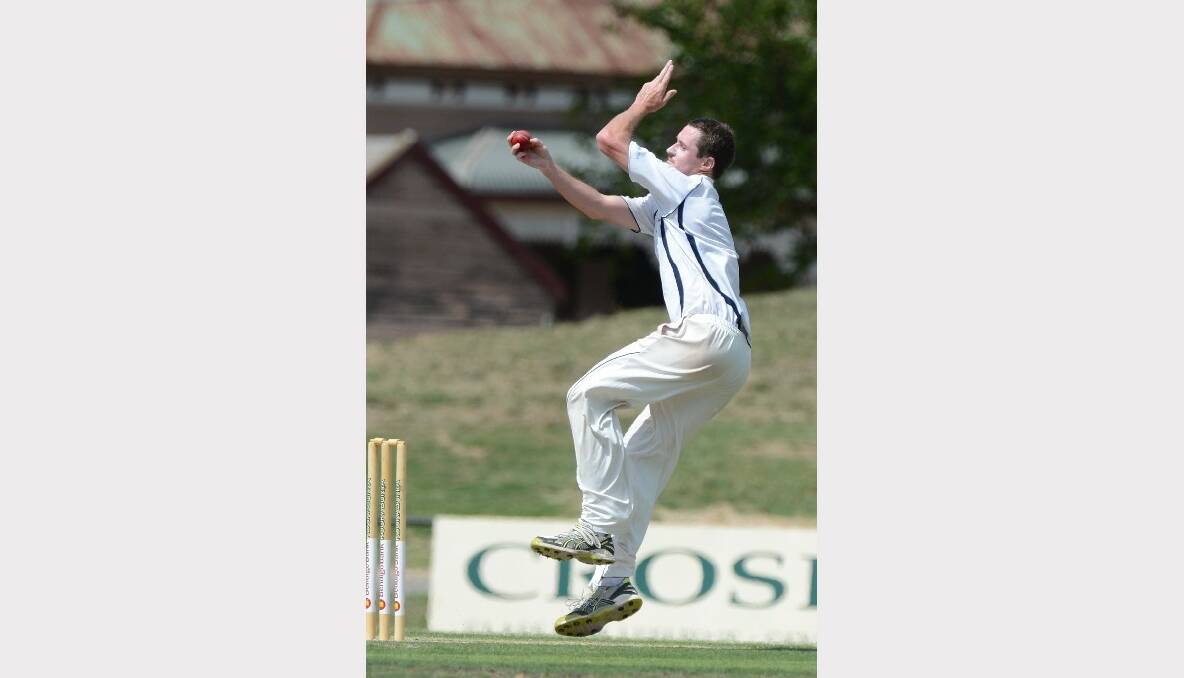 Ballarat Cricket Association club firsts semi final. Wendouree v Mt Clear.  Lincoln Blake (Mt Clear). PICTURE: KATE HEALY