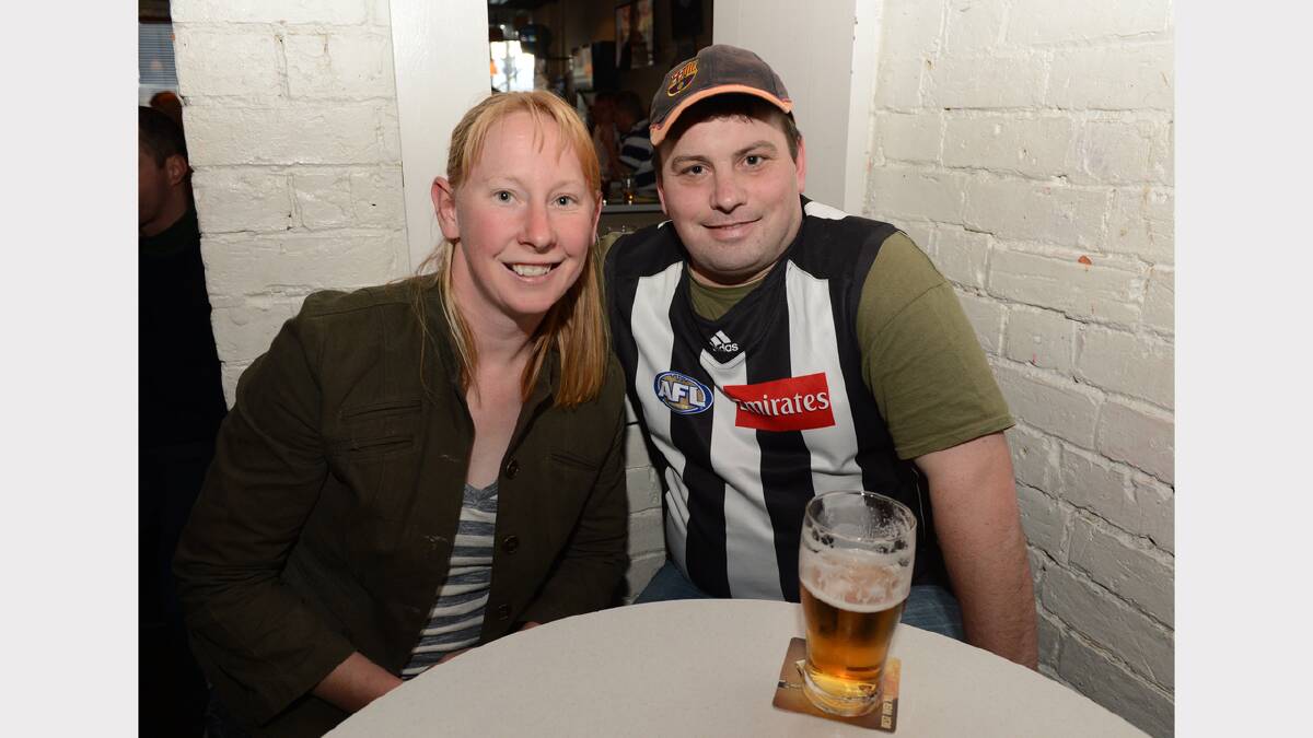 Pam and Dave Anderton at JDs Sports Bar. PICTURE: ADAM TRAFFORD