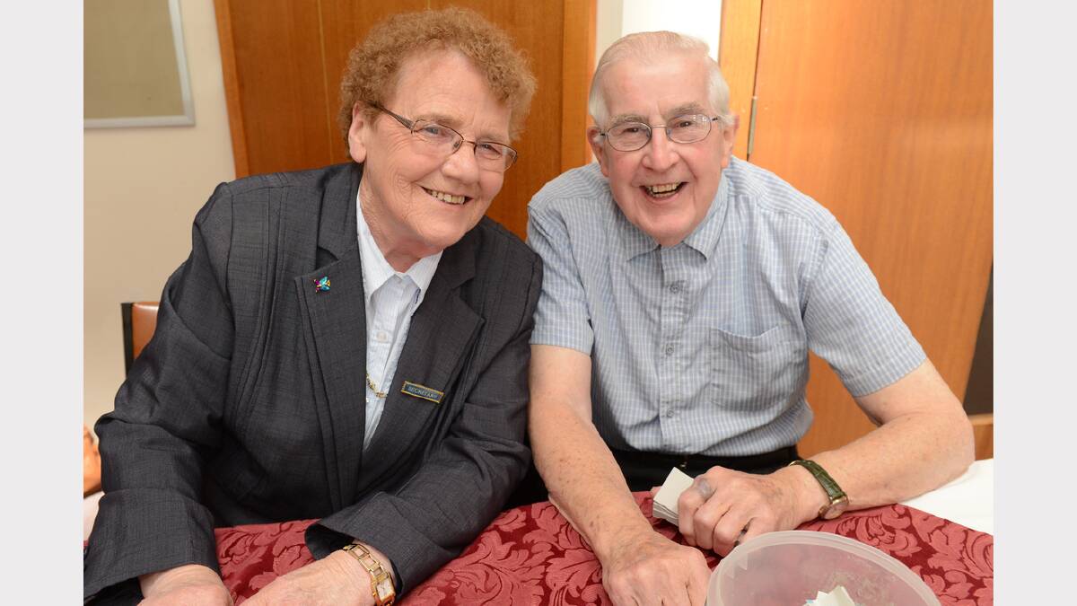 Pat Smith (Secretary) and Tom Wittingslow (Member). PICTURE: KATE HEALY. 