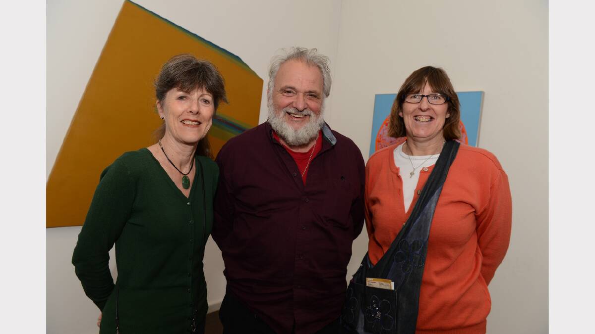 Margaret Stewart, Al Wunder and Adrienne Howlett from Thursday Night Choir. PICTURE: KATE HEALY. 