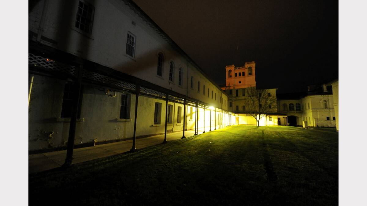 Aradale Lunatic Asylum Ghost Tour with Nathaniel Buchanan. PICTURE: JEREMY BANNISTER.