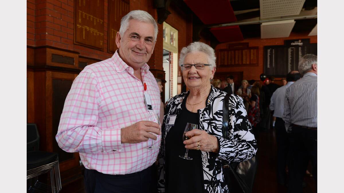 Terry Coine and Judy Scarrott. PICTURE: ADAM TRAFFORD