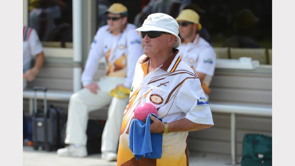 Wayne Clarke (City Oval). Division 1 bowls. PICTURE: KATE HEALY. 