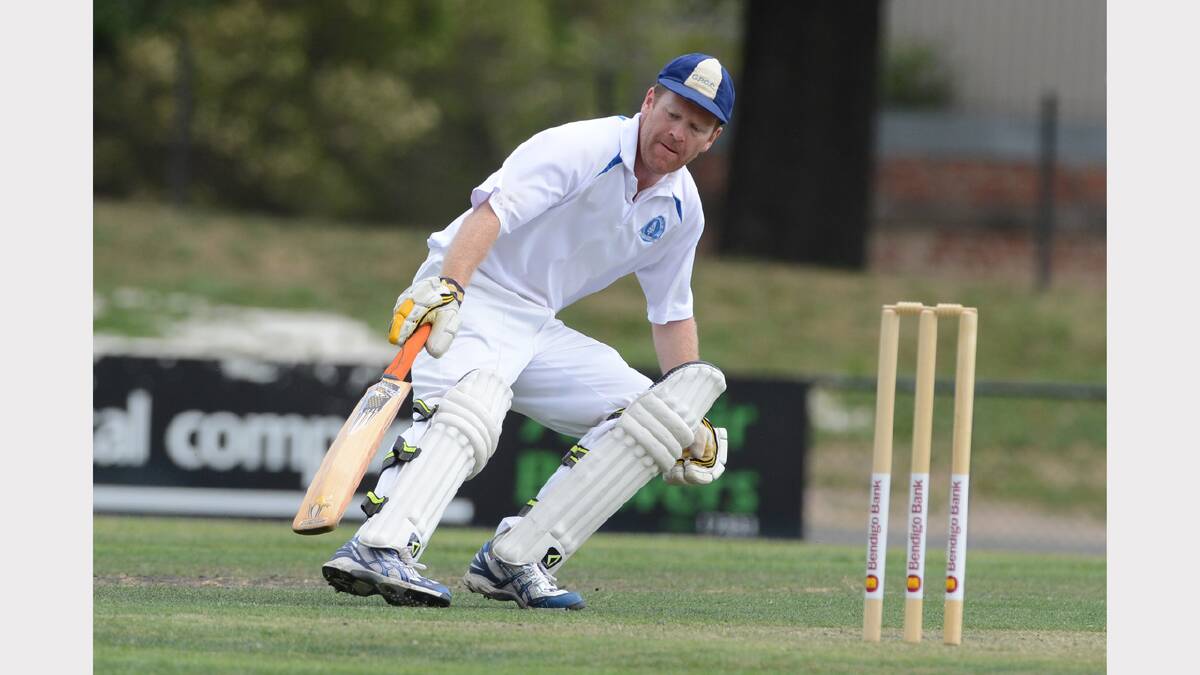 Cricket club firsts between Golden Point and Wendouree. Steve O'Loughlin (GP). PICTURE: KATE HEALY. 