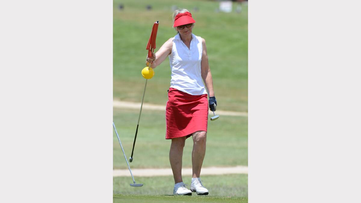 Carmel Knowles at Buninyong Golf Course. PICTURE: KATE HEALY. 