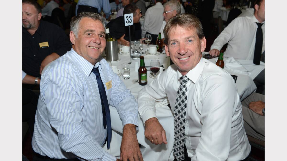 Tony Trevenen and Alistair Haase. PICTURE: ADAM TRAFFORD