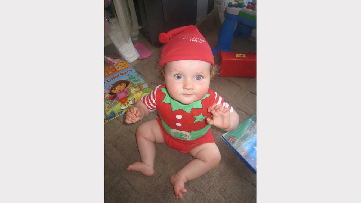 Elf Ethan... My Santa's little helper. Submitted by reader Samantha Wright. 